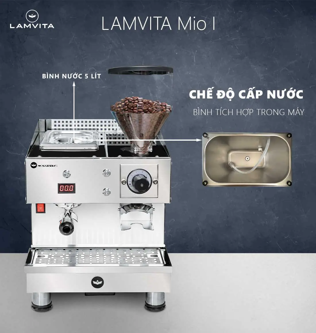 Máy pha cà phê LAMVITA Mio I