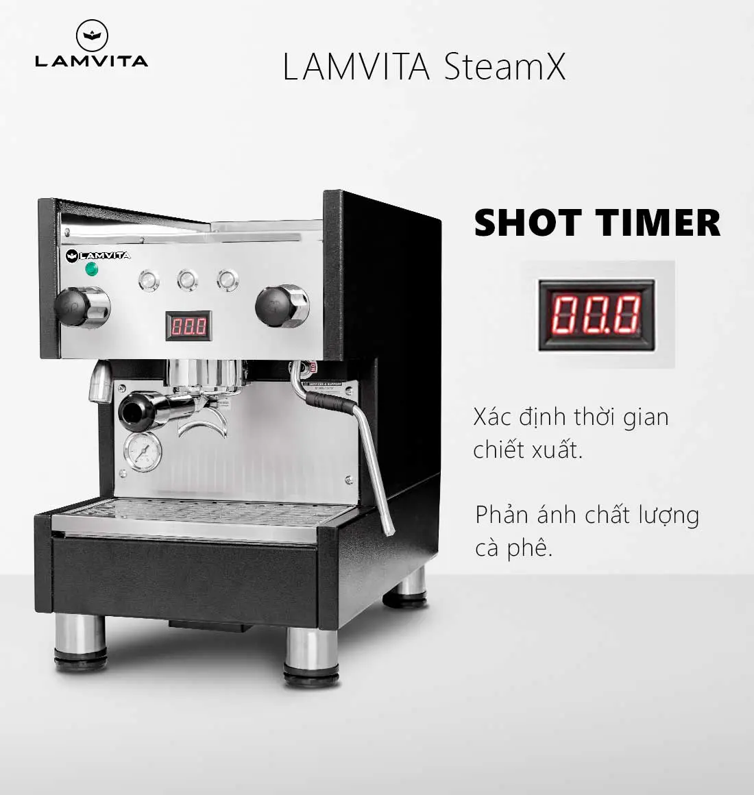 Máy pha cà phê LAMVITA SteamX