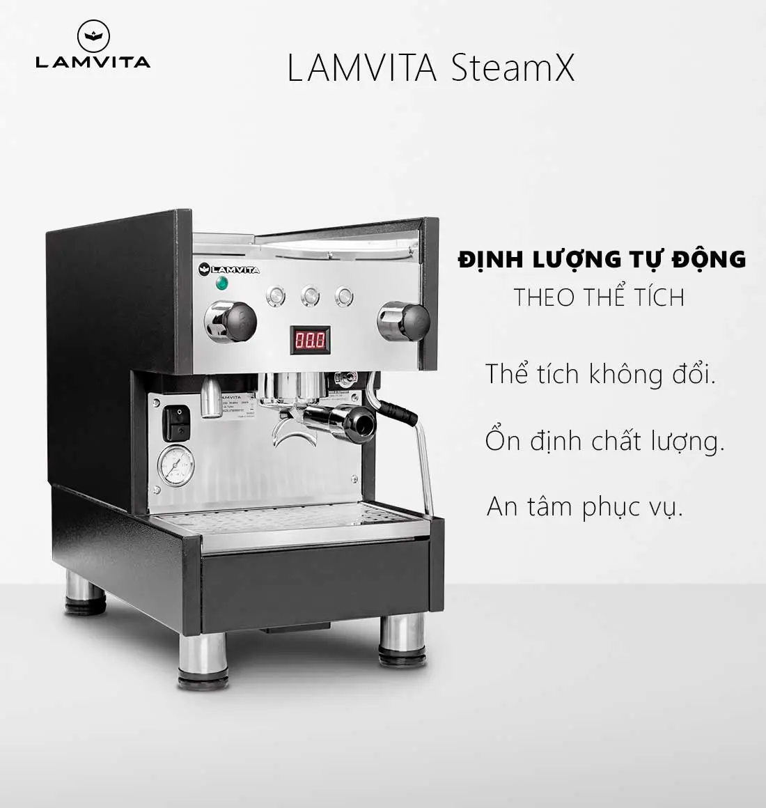 Máy pha cà phê LAMVITA SteamX