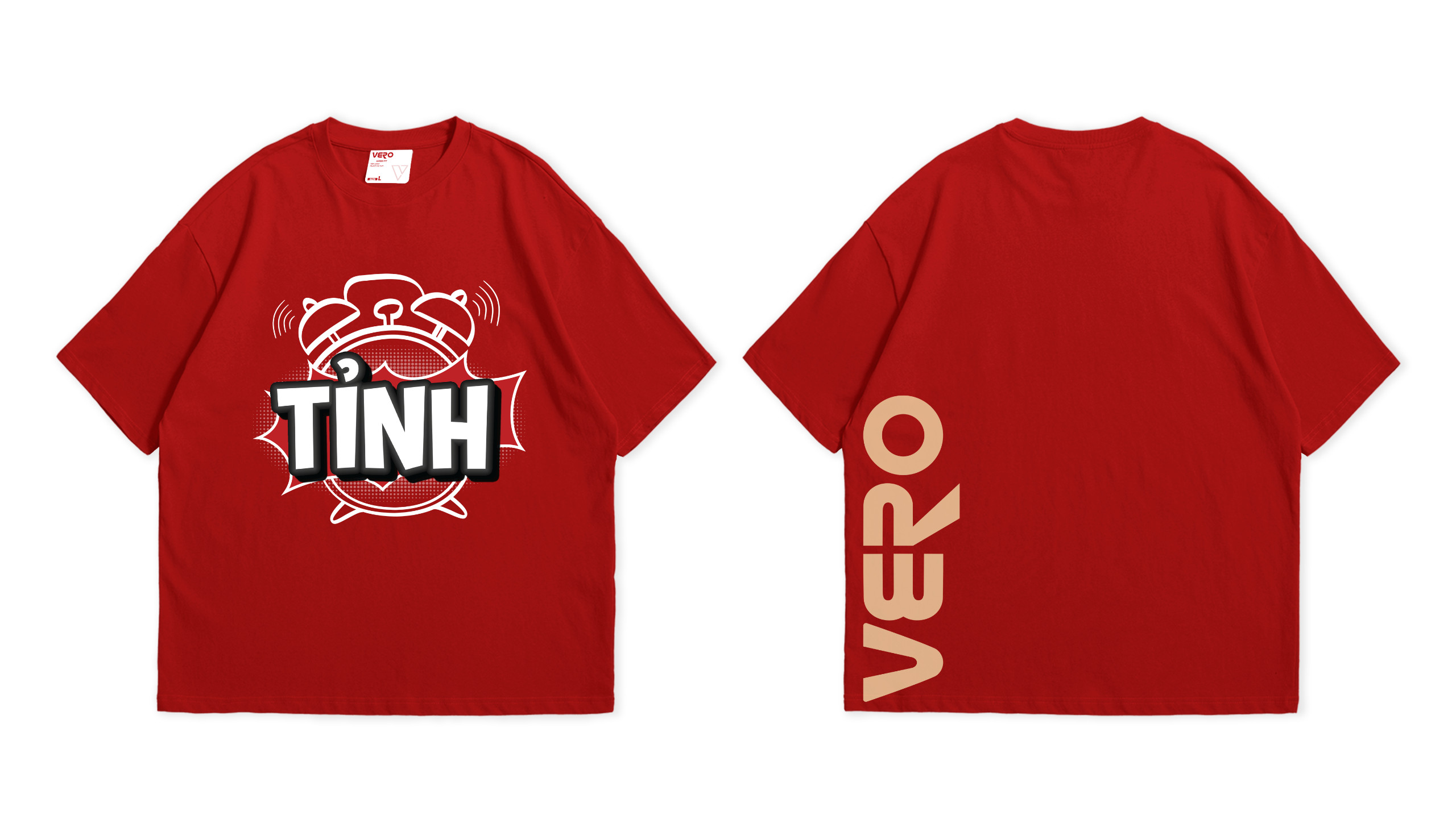 Áo Thun Nam/Nữ Vero "Tỉnh" Collection Form Oversize