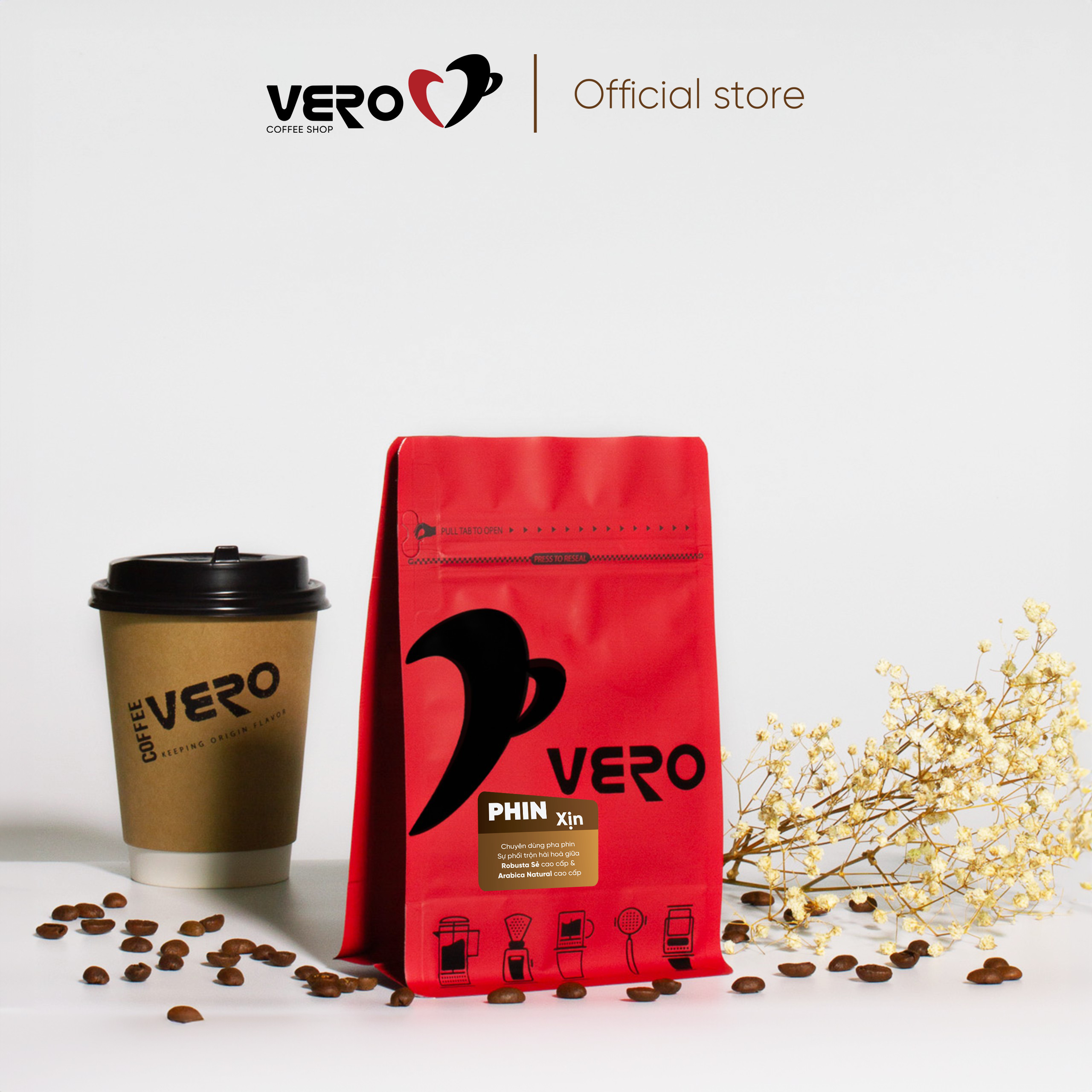 Cà Phê Vero Phin "Xịn" 100% Robusta Sẻ - Bảo Tồn Truyền Thống Việt